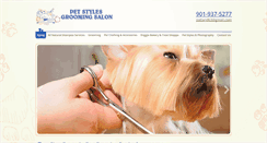 Desktop Screenshot of petstylessalonandspa.com